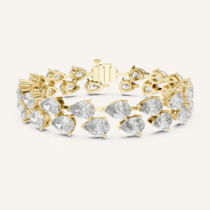 Pear Diamond Tennis Bracelet