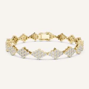Diamond Cluster Bracelet
