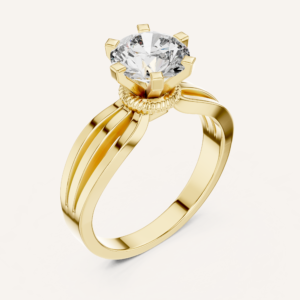 Solitaire Diamond Ladies Ring